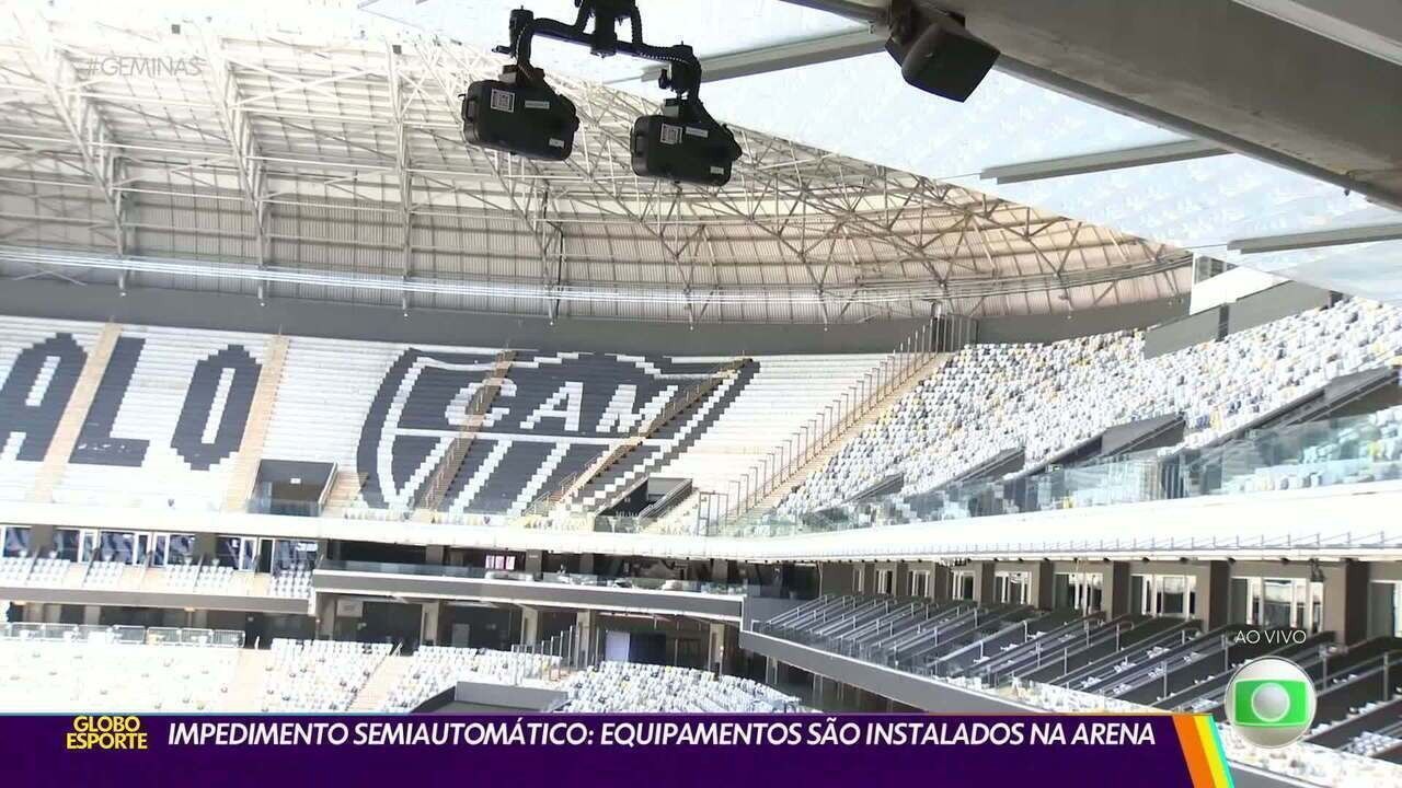 Equipamento de impedimento semiautomático instalado na Arena MRV
