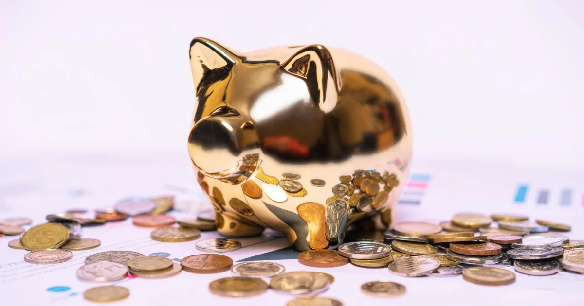 Pessoa consultando finanças no celular