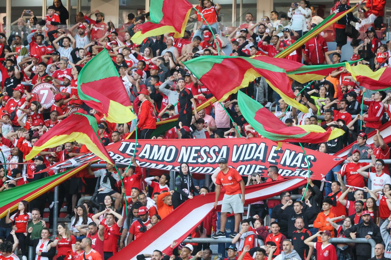 Jogadores do Atlético-MG em aquecimento antes da partida