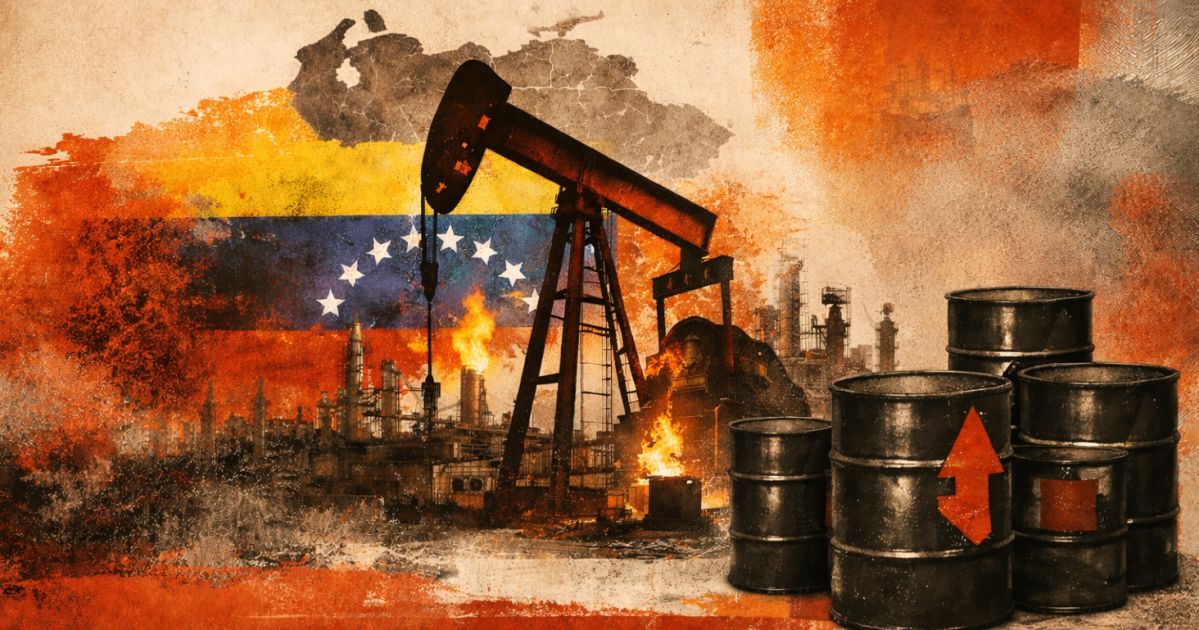 Plataforma petrolífera venezuelana em alto mar