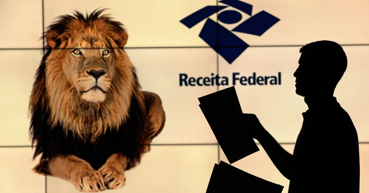 Tela de computador com formulário de declaração do imposto de renda