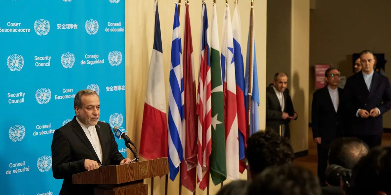Abbas Araqchi, ministro das Relações Exteriores do Irã