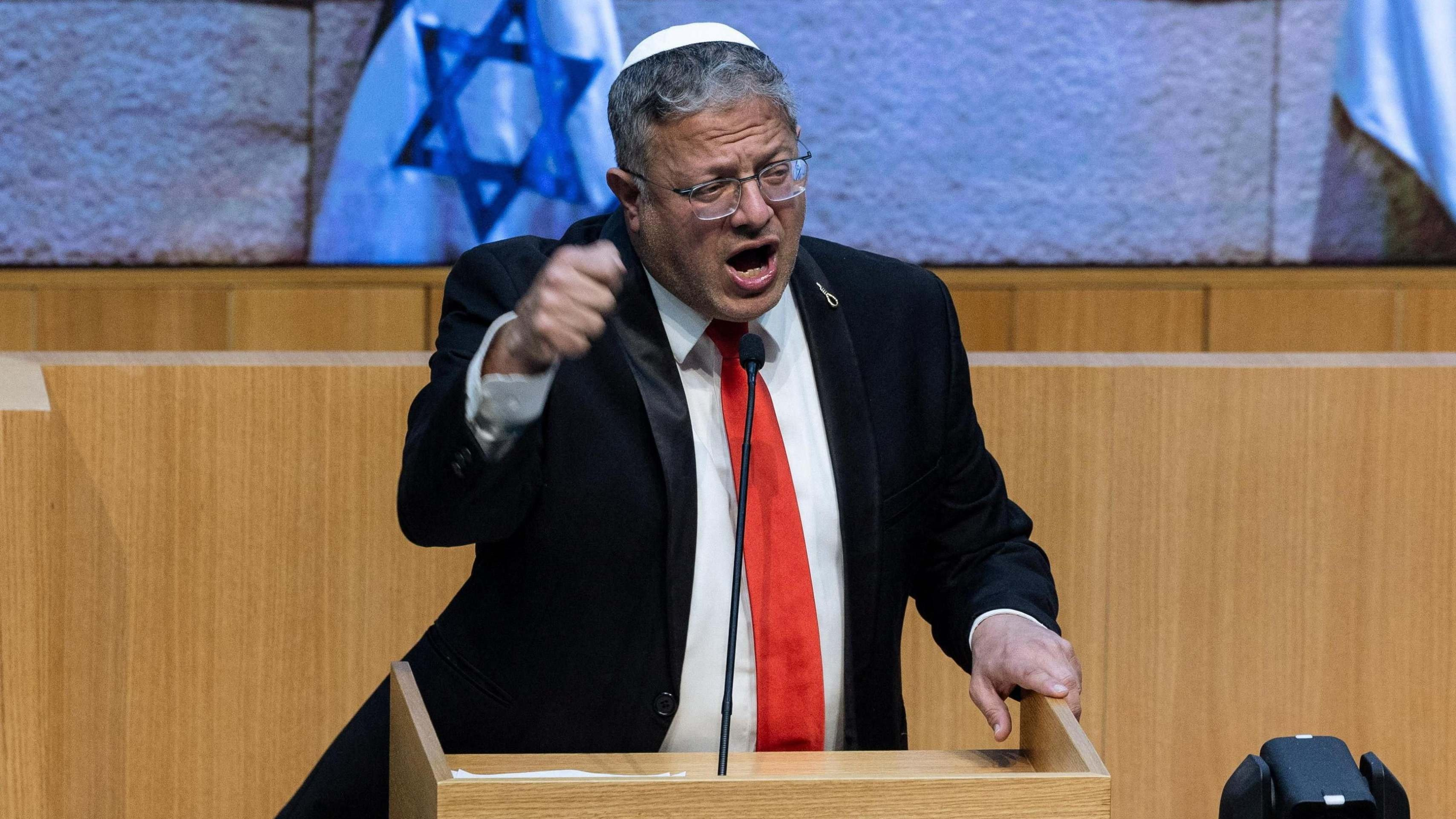 Plenário do Knesset durante votação