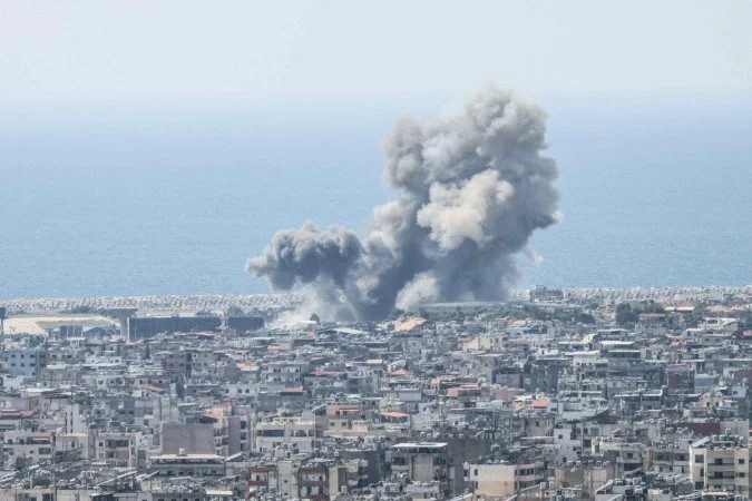 Ataque aéreo no sul do Líbano