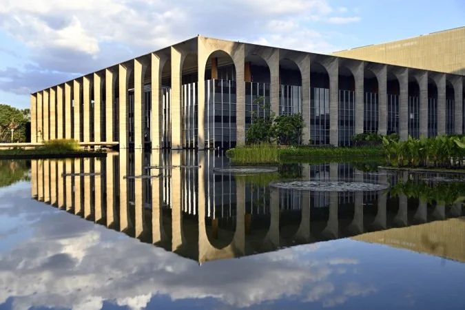 Cerimônia de entrega de cartas credenciais no Palácio Itamaraty