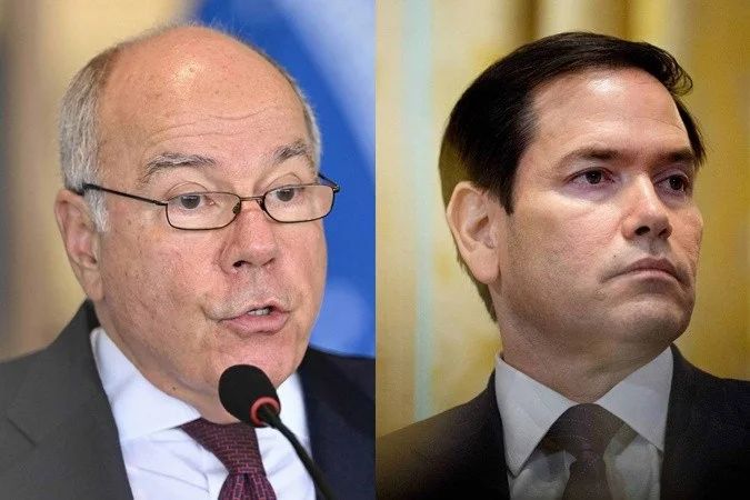 Mauro Vieira e Marco Rubio no G20