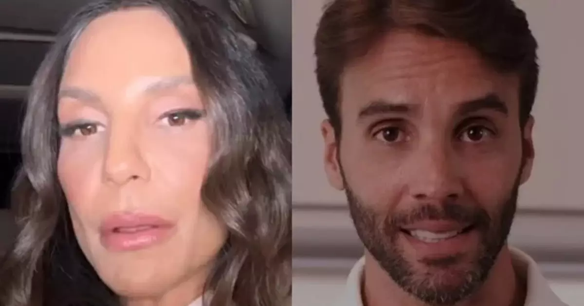 Daniel Cady e Marcelo no tatame de jiu-jitsu