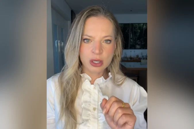 Joice Hasselmann em vídeo anunciando apoio a Lula