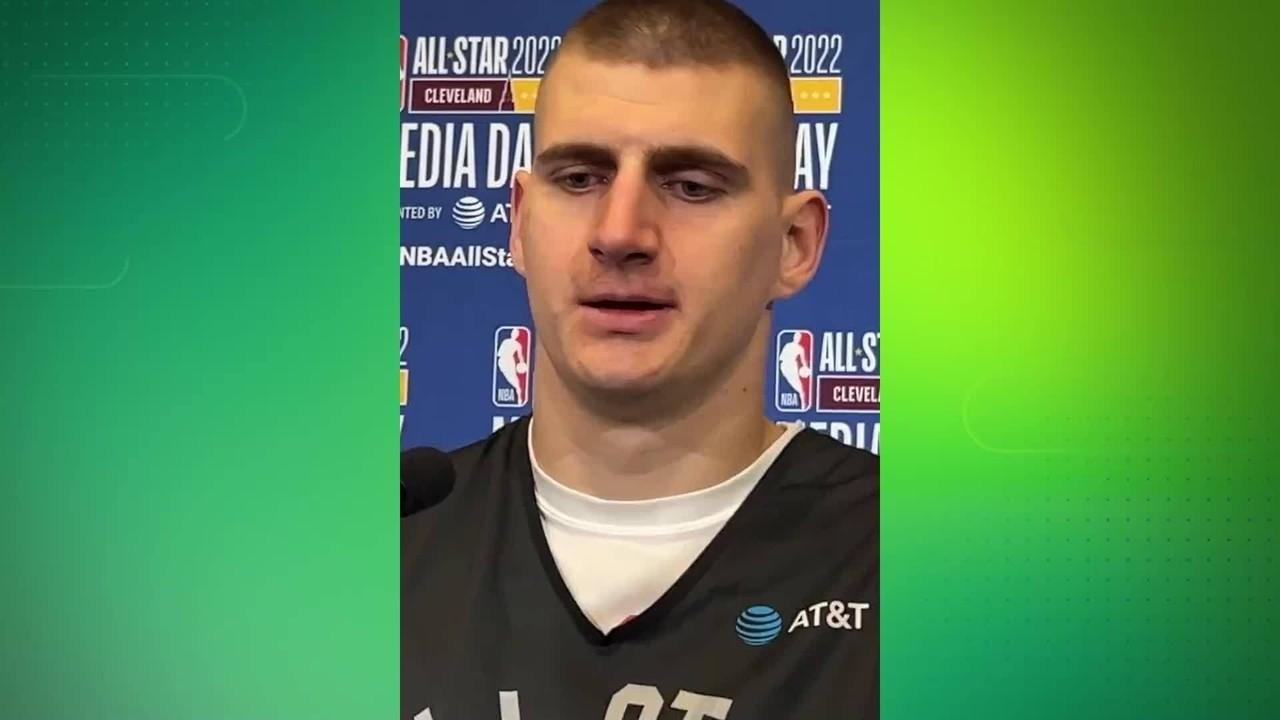 Nikola Jokic durante jogo contra Timberwolves em Minneapolis