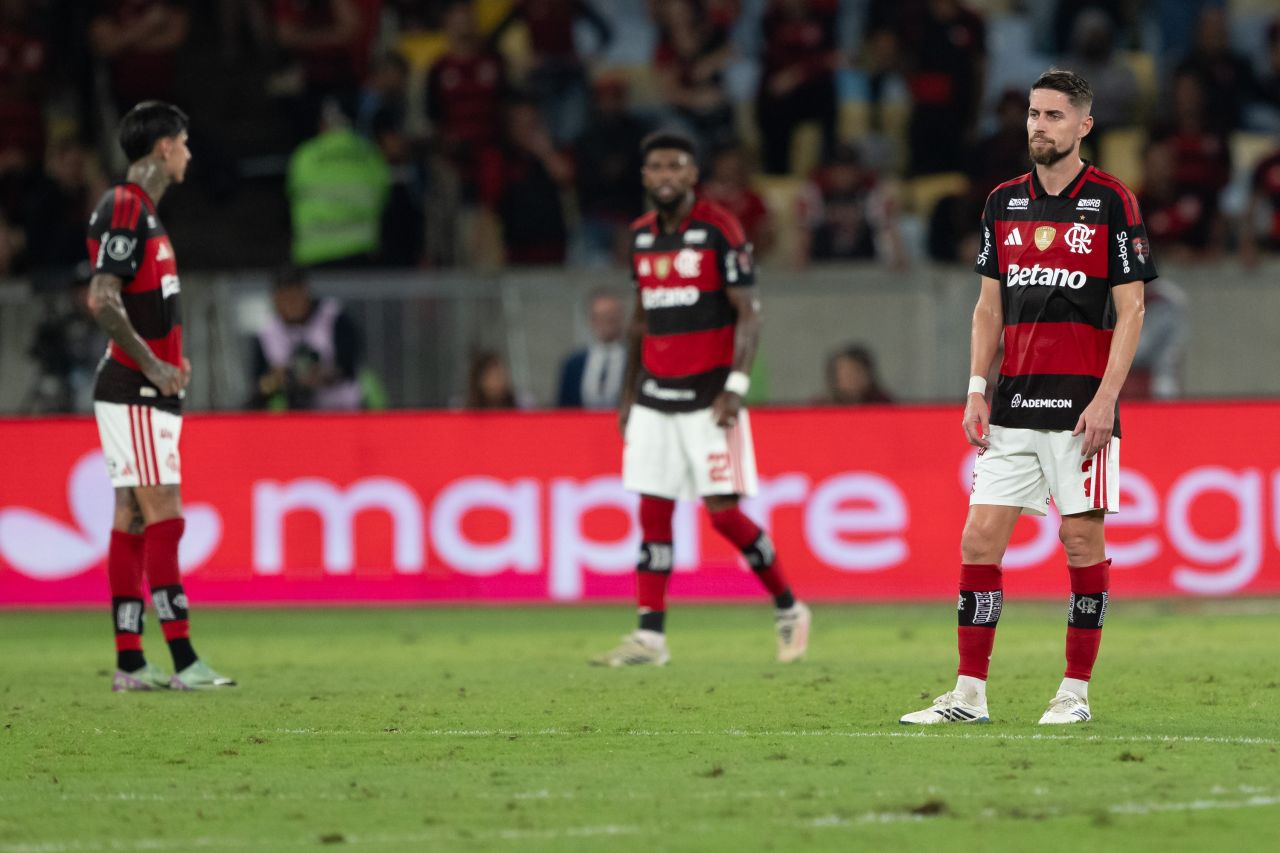 Jorginho em ação pelo Flamengo