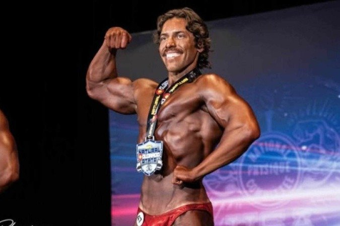 Joseph Baena no palco do NPC Natural Colorado