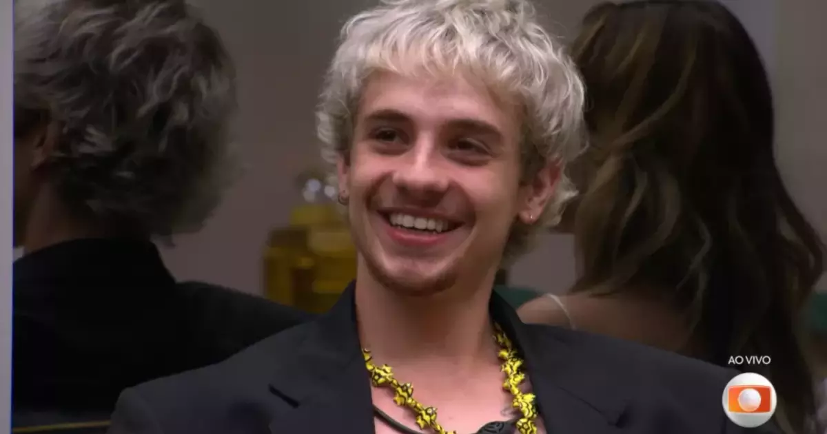 Juliano Floss durante final do BBB 26