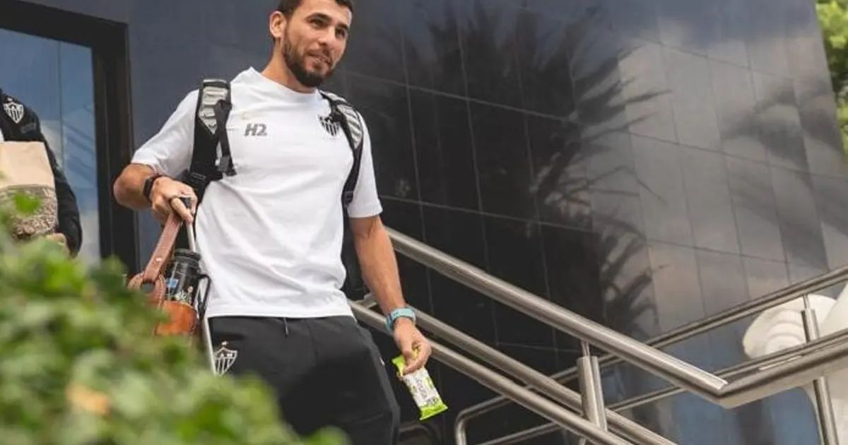 Junior Alonso durante vídeo de despedida publicado pelo clube