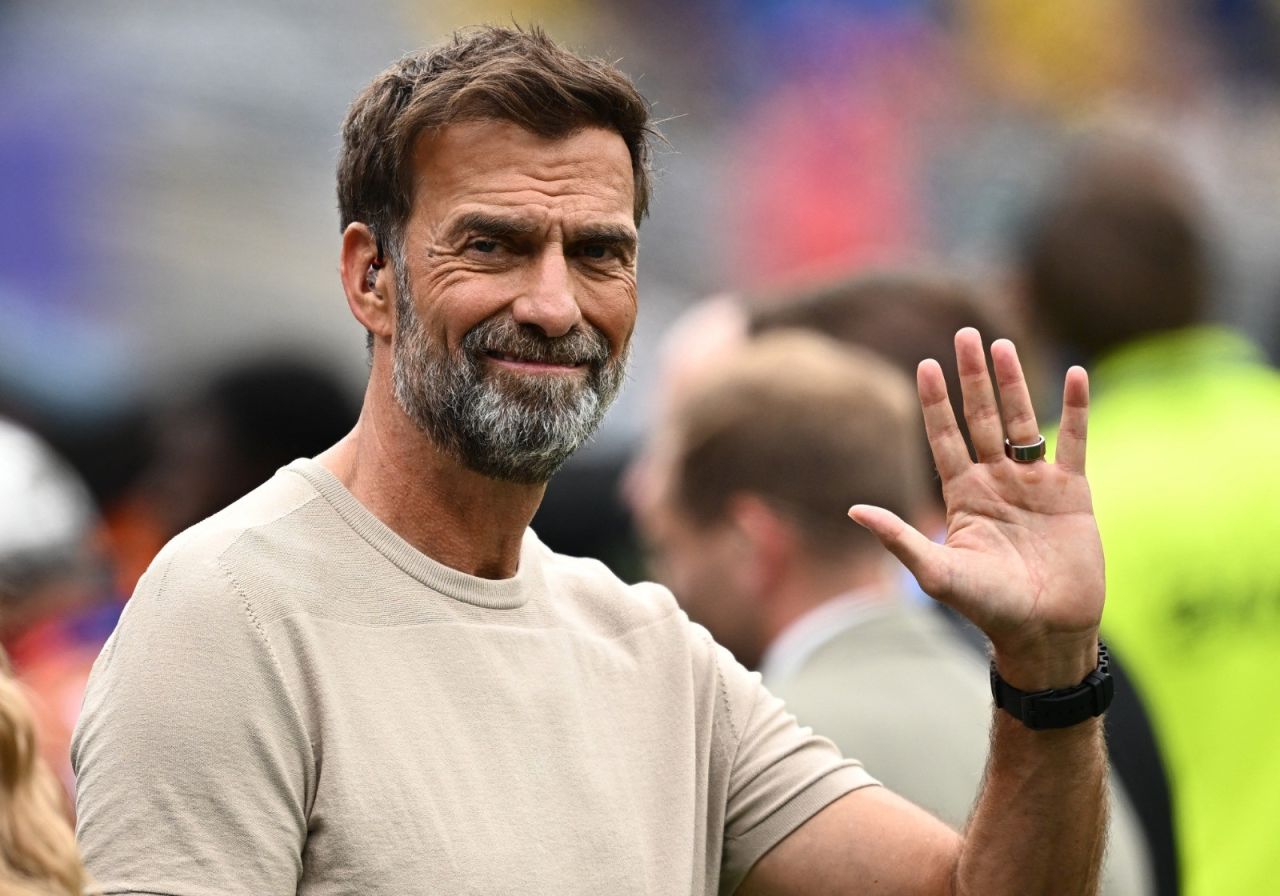 Jürgen Klopp no estádio antes de partida da Alemanha