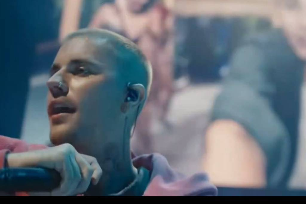 Justin Bieber no palco do Coachella