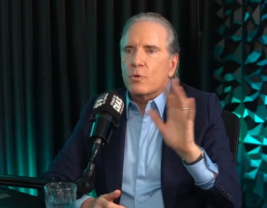 Roberto Justus durante entrevista em podcast