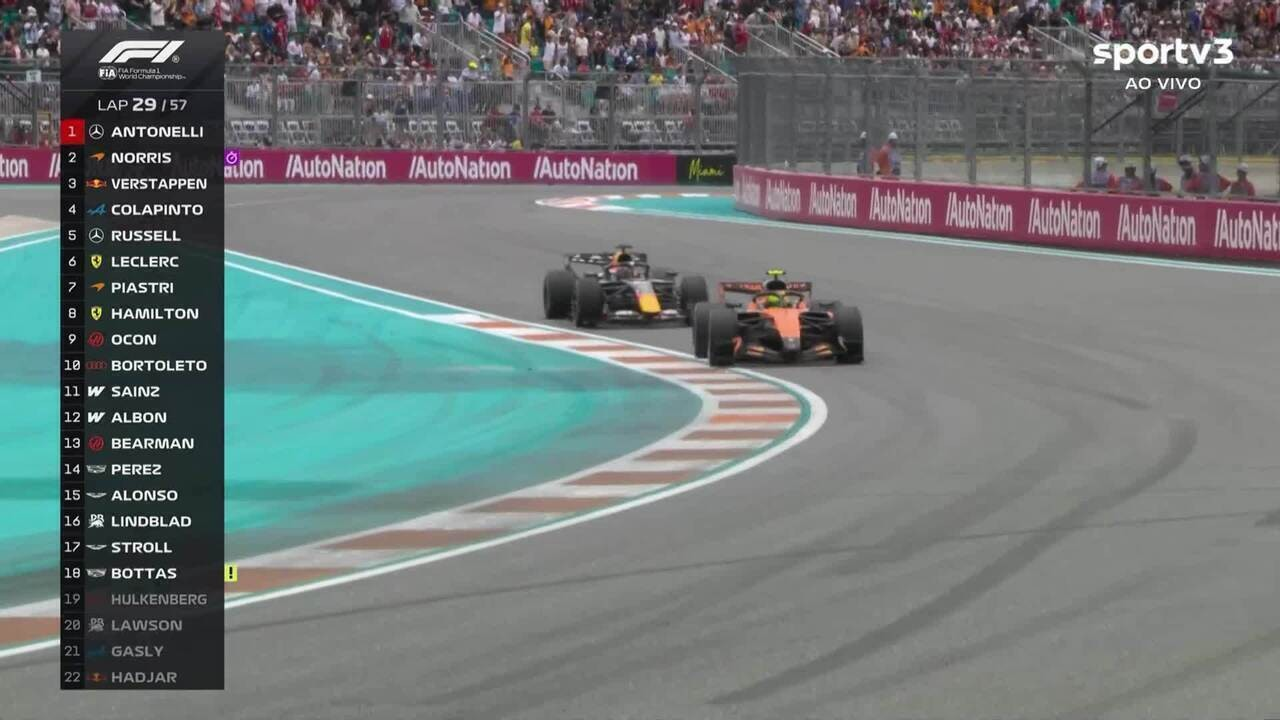 Andrea Kimi Antonelli celebrando no pódio do GP de Miami