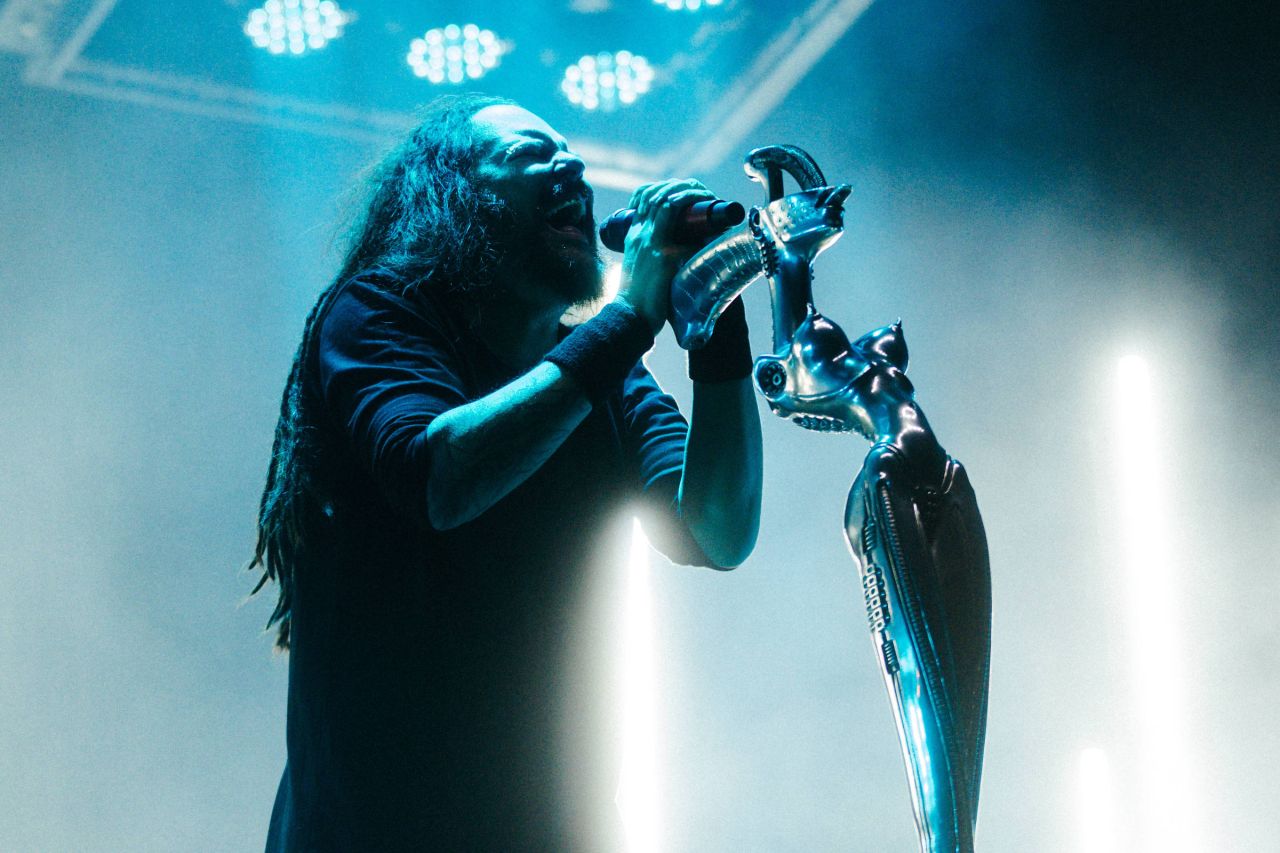 Korn no palco do Nubank Parque em São Paulo
