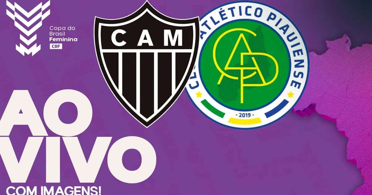 Jogadoras do Atlético-MG em ação durante partida