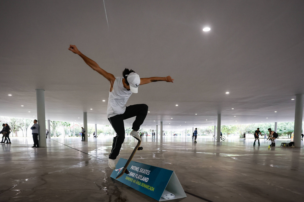 Makhaya Malema em palestra no Sesc-SP