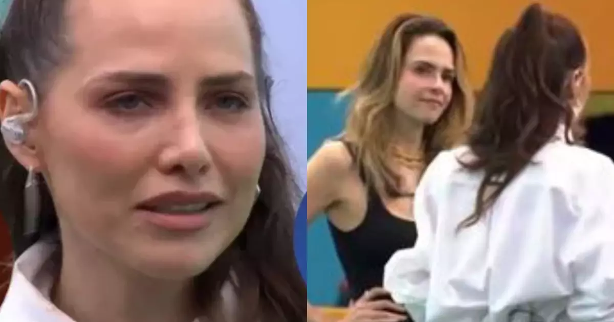 Letícia Colin abraça Ana Paula dentro da casa do BBB 26