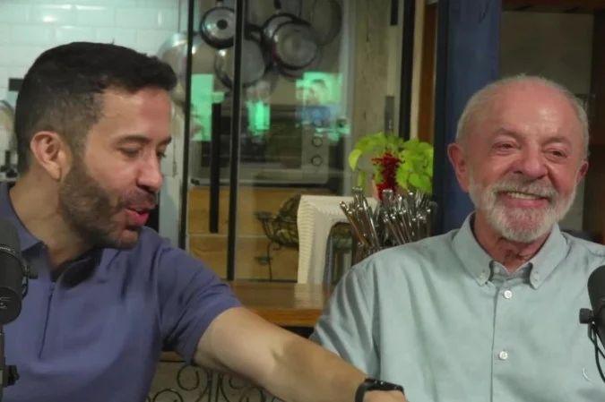 Lula em transmissão ao vivo com André Janones