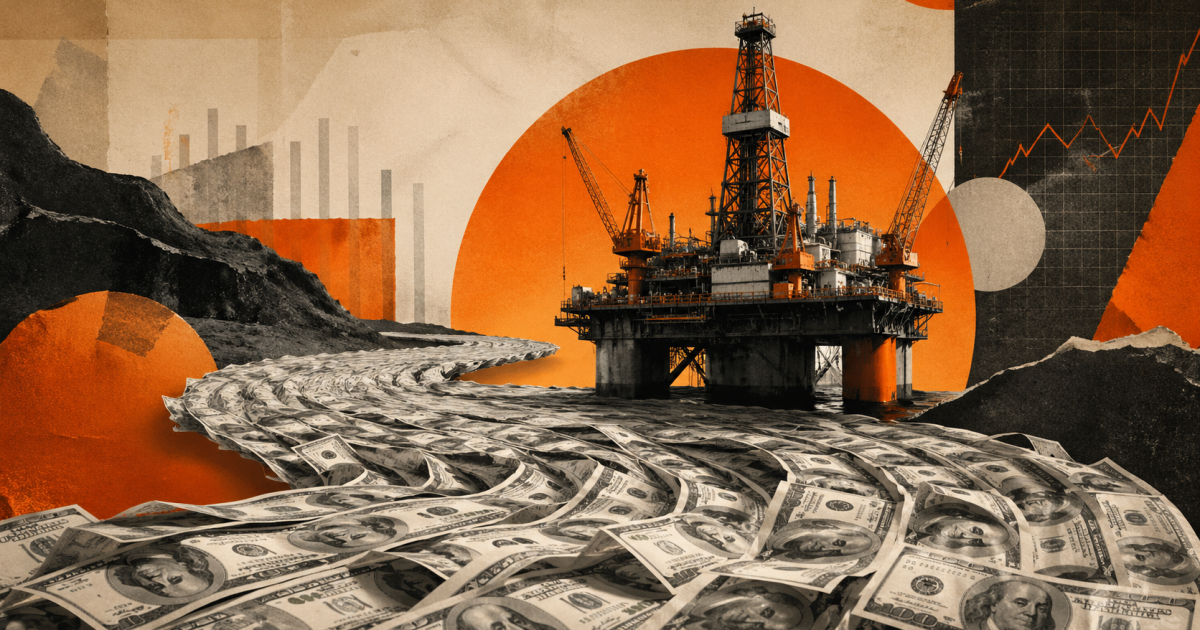 Tanques de petróleo em refinaria