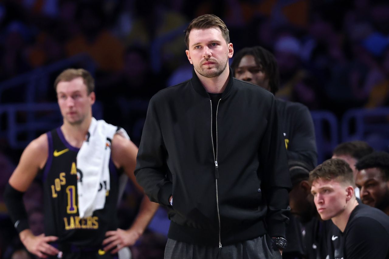 Luka Doncic em ação pelos Lakers
