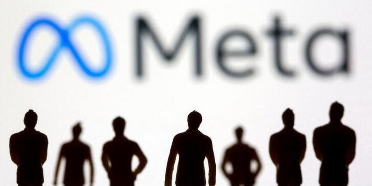 Perfil de Lula ao lado do logo da Meta