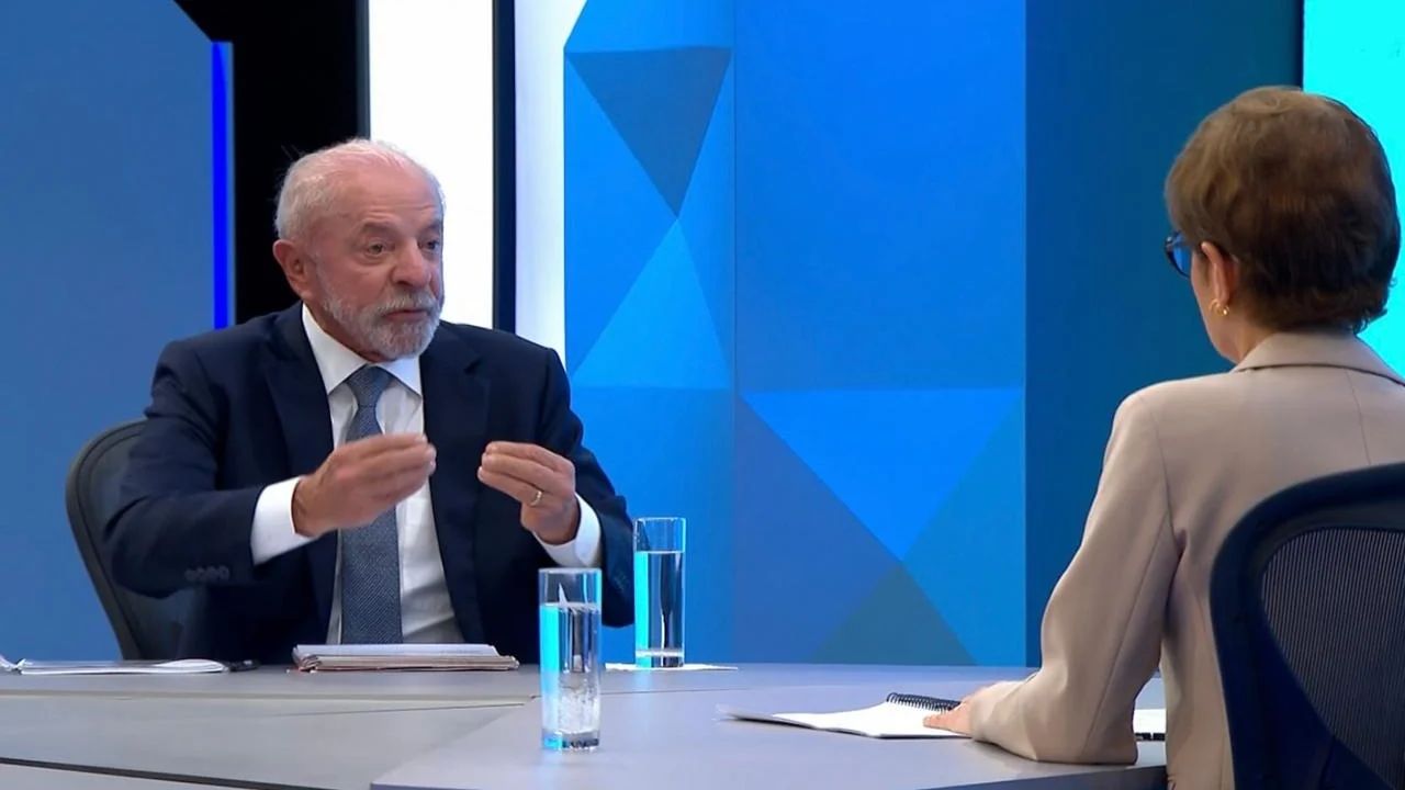 Presidente Lula em entrevista à TV