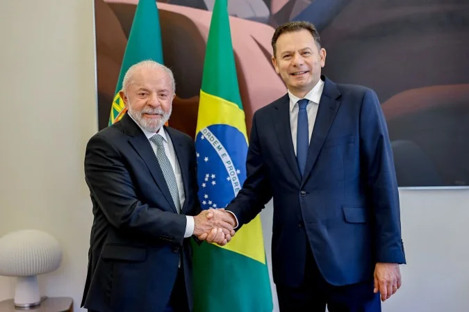 Lula e Luís Montenegro em Lisboa