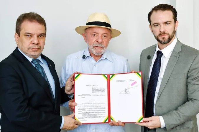 Presidente Lula durante anúncio sobre bloqueio a empresas de apostas ilegais
