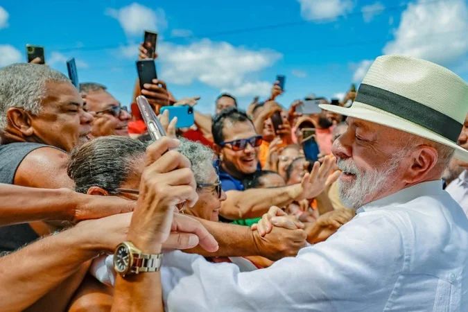 Presidente Lula durante evento na Bahia
