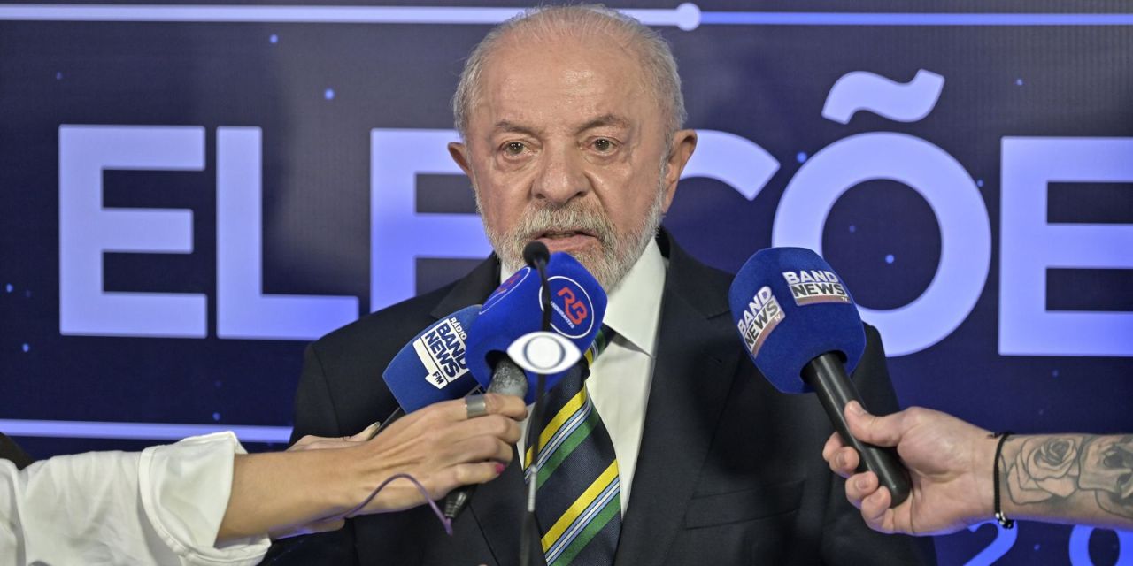 Luiz Inácio Lula da Silva em evento de campanha