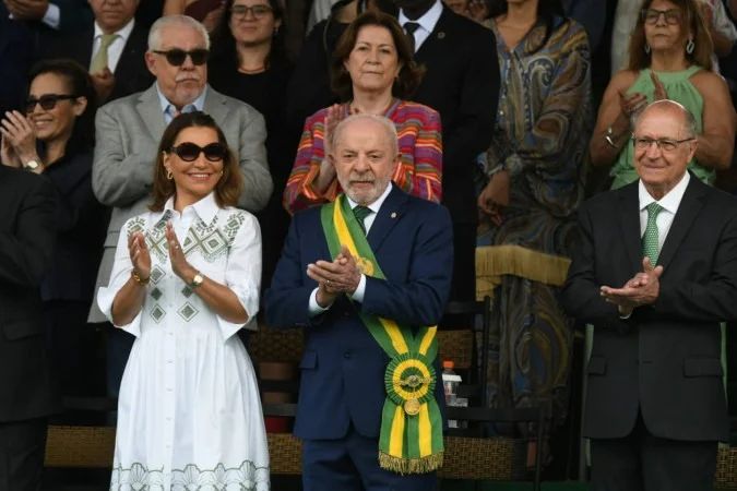 Luiz Inácio Lula da Silva durante discurso em celebração ao 7 de Setembro