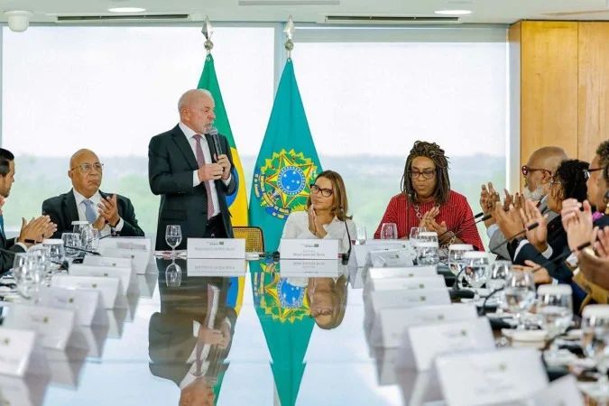 Presidente Lula discursando na ONU