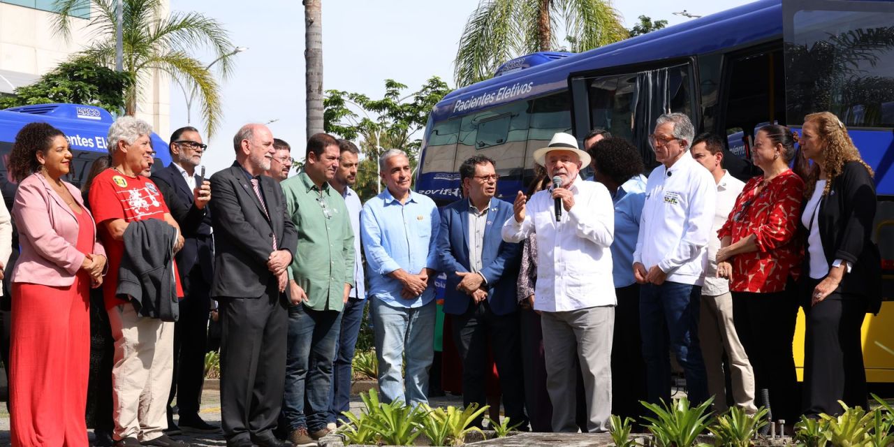 Lula em evento na Fiocruz
