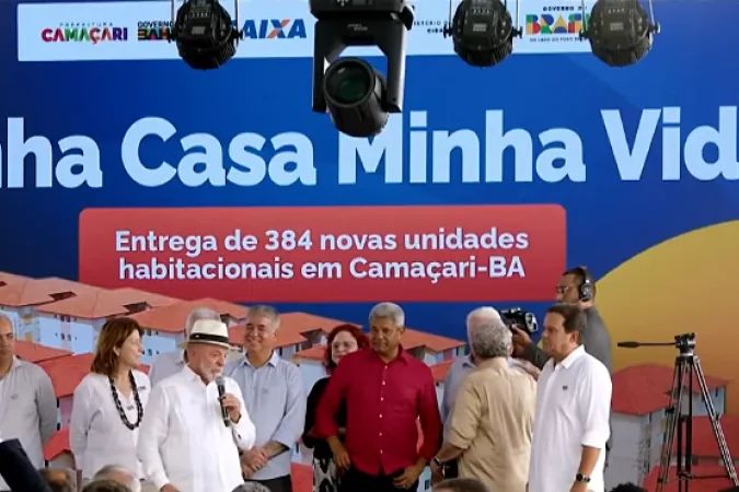 Presidente Lula discursa na Bahia