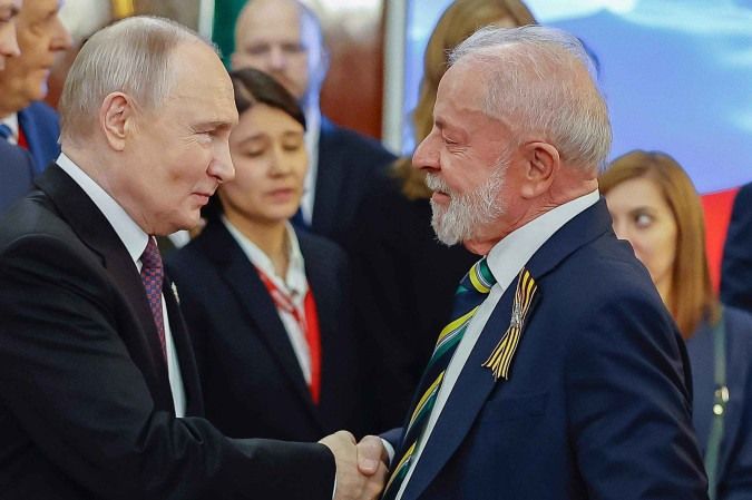 Lula em telefonema com Putin