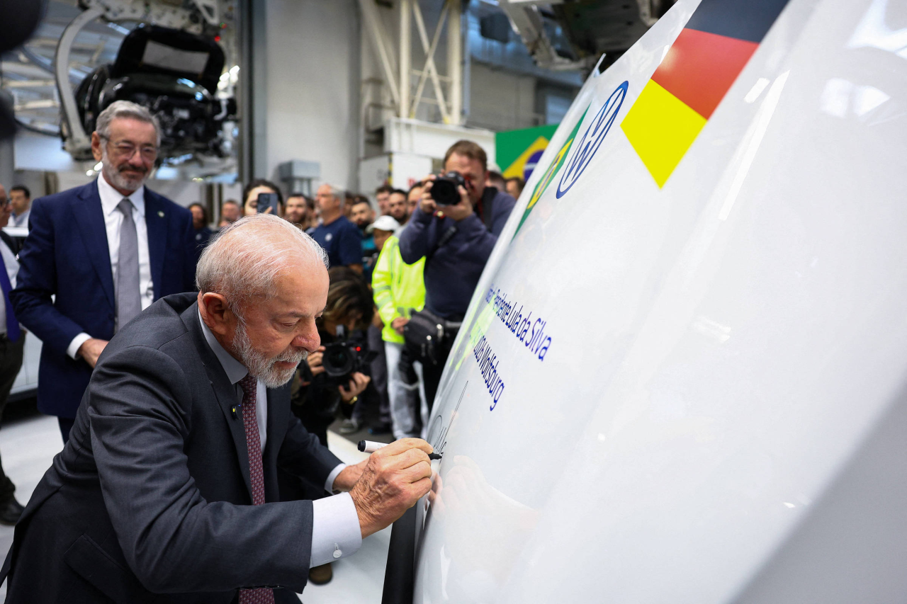 Lula na Feira de Hannover