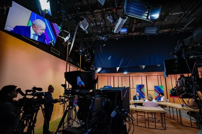 Lula em entrevista na TV Brasil