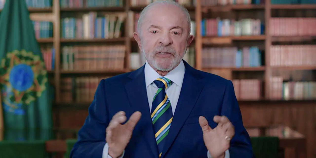 Presidente Lula em pronunciamento nacional