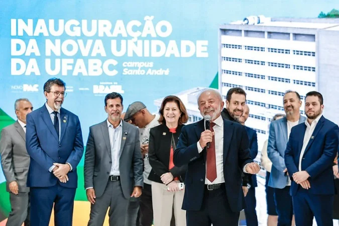 Presidente Lula em visita ao Instituto Federal em Sorocaba