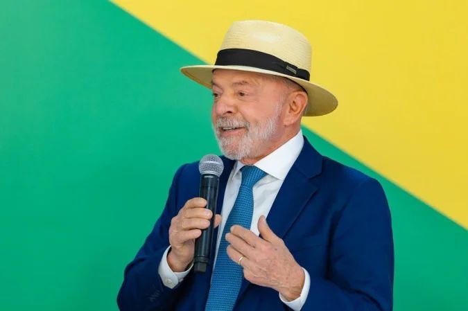 Presidente Lula em pronunciamento