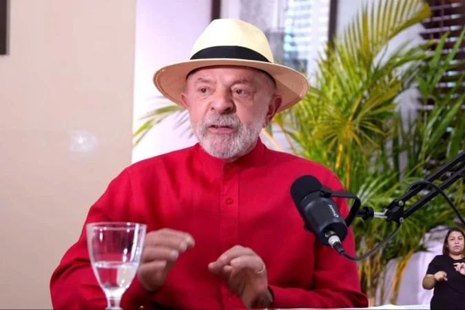 Presidente Lula durante entrevista em Juazeiro do Norte