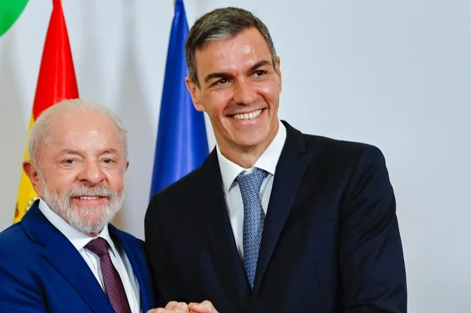 Presidente Lula em evento da Cúpula Brasil-Espanha