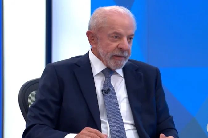 Presidente Lula durante declaração