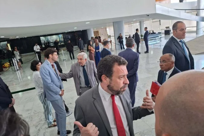 Guilherme Boulos no Palácio do Planalto