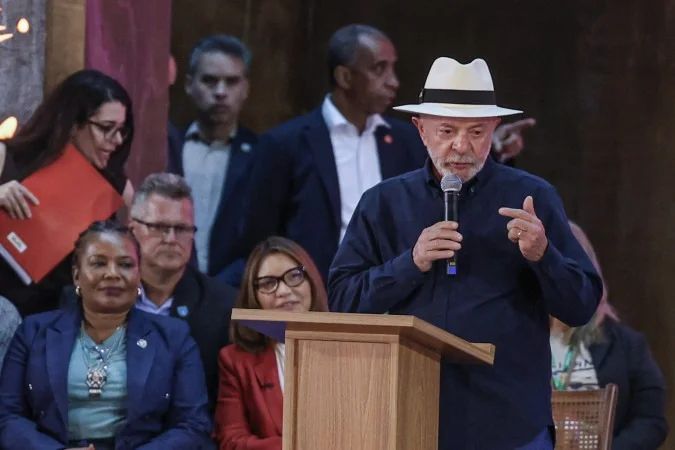 Presidente Lula discursa na inauguração da nova sede da Fiocruz no Rio de Janeiro