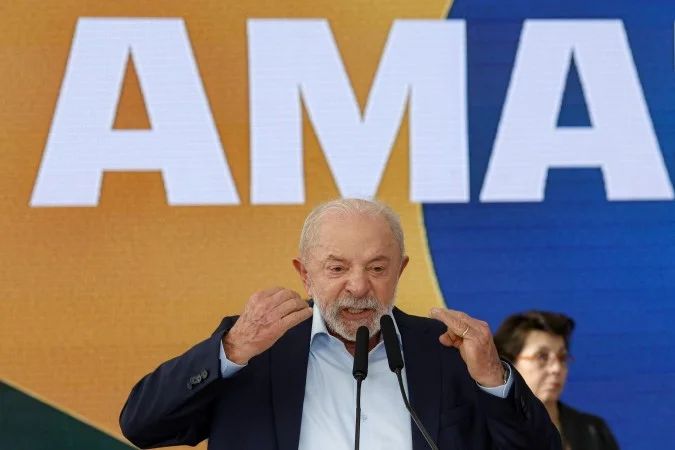 Presidente Lula em pronunciamento oficial